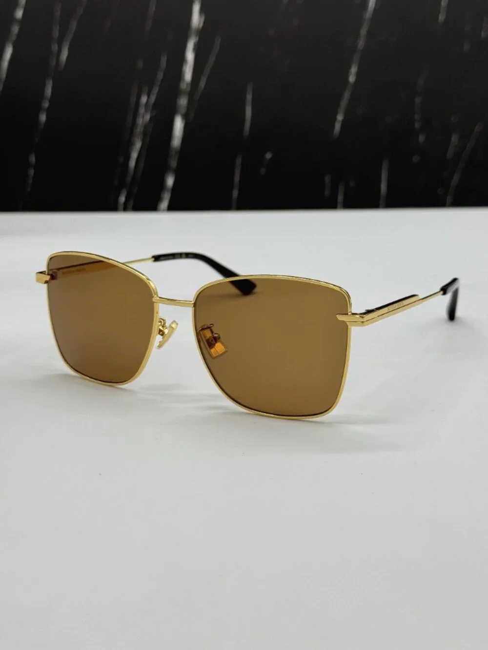 NEW BOTTEGA VENETA SUNGLASSES WOMEN GOLD BV1237S 002